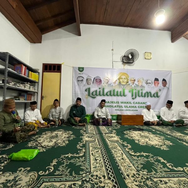 PAC IPNU IPPNU Gresik Hadiri Lailatul Ijtima’ MWC NU di Makam Raden Santri Bedilan